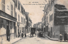 78-LE-PECQ- RUE DE PARIS PRISE DU PAVE NEUF - Le Pecq