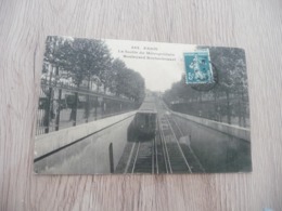 CPA 75 Paris La Sortie Du Métropolitain Boulevard Rochechouart - Métro Parisien, Gares