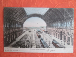 Torino . Interno Della Stazione Dos 1900 . Cachet Torino Ferrovia - Transport