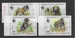 Thème Animaux - W.W.F. - Singe - Cameroun - Timbres Neufs ** Sans Charnière - TB - Unused Stamps