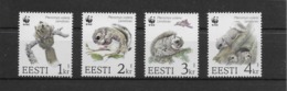 Thème Animaux - W.W.F. - Ecureuil - Estonie - Timbres Neufs ** Sans Charnière - TB - Ongebruikt