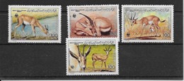 Thème Animaux - W.W.F. - Gazelle - Libye - Timbres Neufs ** Sans Charnière - TB - Unused Stamps