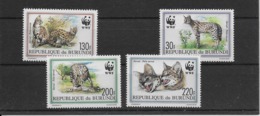 Thème Animaux - W.W.F. - Serval - Burundi - Timbres Neufs ** Sans Charnière - TB - Unused Stamps