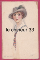 ILLUSTRATEUR----MAUZAN----Portrait De Femme Avec Chapeau - Mauzan, L.A.