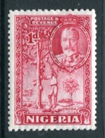 Nigeria 1936 KGV Pictorials - 1d Cocoa HM (SG 35) - Nigeria (...-1960)