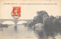 78-MAISON-LAFFITTE- LE CLEMENT -BAYARD EST TOMBE DANS LA SEINE 23 AOUT 1909 - Maisons-Laffitte