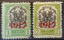 DOMINICAN REPUBLIC 1917 - MLH - Sc# 214, 215 - Dominicaine (République)