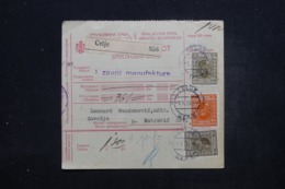 YOUGOSLAVIE - Récépissé De Colis Postal De Celje En 1928 , Timbres Perforés - L 45289 - Lettres & Documents
