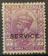 INDIA 1939 - MLH - Sc# O104 - Service 1a3p - 1936-47 Koning George VI