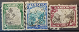 JAMAICA 1932 - Canceled - Sc# 106, 107, 108 - Giamaica (...-1961)