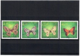 Kazakhstan 1996 . Butterflies. 4v:4,6,12,46.   Michel # 139-42 - Kazakhstan
