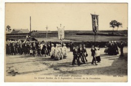 Cpa N° 308 LE FOLGOET Le Grand Pardon Du 8 Septembre Arrivée De La Procession - Le Folgoët