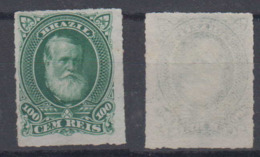 Brazil Brasil Mi# 42 (*) Mint 100R Dom Pedro 1877 - Unused Stamps