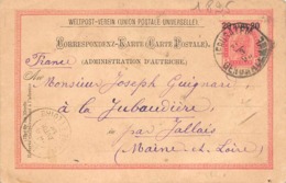 Israël             Précurseur Entier Postal  1895 Jerusalem  (voir Scan). - Israel