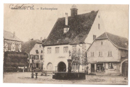 67 001 - CHATENOIS - Kestenholz - Rathausplatz - Chatenois