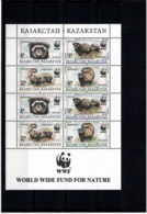 Kazakhstan 1997 . WWF (Polecat). Sheetlet Of 8 (2 Bl.of 4).   Michel # 154-57  KB - Kazakhstan