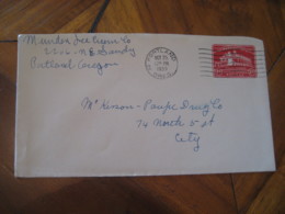 PORTLAND Oregon OR 1933 City U525 Postal Stationery Cover USA - 1921-40