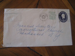 MANHASSET Nassau New York NY 1960 City 1 Cent Surcharged U540 Postal Stationery Cover USA - 1941-60