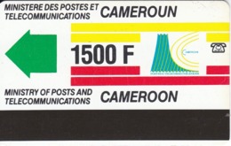 TARJETA DE CAMERUN DE 1500 FRANCS CON EL LOGO NUEVO - Cameroun