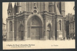 1.1 CPA - BRUXELLES - MARITIME - Eglise St Remi - Boulevard Du Jubilé - Le Porche  // - Maritiem