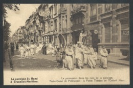 1.1 CPA - BRUXELLES - MARITIME - Paroisse St Remi - Procession - N-D De Pellevoisin - La Petite Thérèse...  // - Navigazione