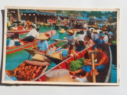 C. P. A. : THAILAND : Wad Sai, Floating Market, BANGKOK - Thaïlande