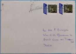 2012 Holland  -  Used Stamps On Cover To Italy - Storia Postale