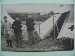 Carte Photo 83 Camp De Chibron à Signes - Poste De Secours - Vue D'Officiers Infirmiers Du Camp D'Instruction   A Voir ! - Signes