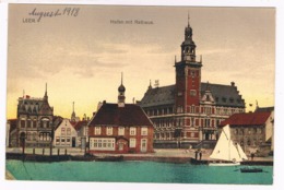 D-9850   LEER : Hafen Mit Rathaus - Leer