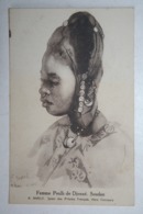 Soudan - Femme  Peulh  De Djenné , Peinture Par R . Nivelt - Soudan