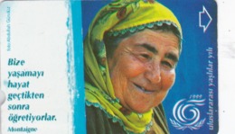 Turkey, N-114, International Year Of Elderly, Epigram From Montaigne, 2 Scans. - Turchia