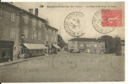 87 - BUSSIERE POITEVINE / LA PLACE ET LA ROUTE DU DORAT - Bussiere Poitevine