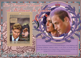 Guinea 2010 MNH - The Royal Engagement - Prince William & Kate Middleton. YT 1179, Mi 7981/BL1893 - Guinée (1958-...)