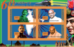 Guinea 2010 MNH - 60 Year Republic Of India (M.K.Gandhi). YT 5372-5375, Mi 7962-7965 - Guinea (1958-...)