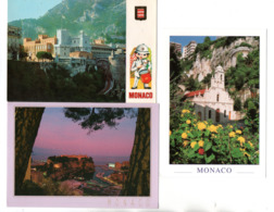 MONACO . 3 CARTES POSTALES  - Réf. N°23200 - - Collections & Lots