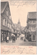 LENNEP Remscheid Berliner Straße Kath Kirche Restaurant Albert Isken Bahnpost DÜSSELDORF - LENNEP 28.12.1904 Deutlich - Remscheid