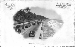 X2263 AUTOMOBILE VOITURE CAR 1950' In RECIFE BRASIL BRAZIL Félicitations Natale & New Year - Postcard 1957 - Recife