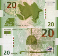 AZERBAIJAN, 20 MANAT, 2005, P28, UNC - Azerbaïdjan