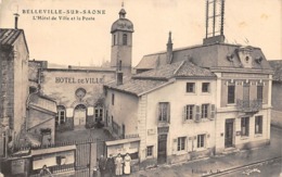 Belleville Sur Saône    69    Hôtel De Ville Et La Poste    (voir Scan) - Belleville Sur Saone