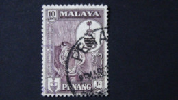 Malaysia - Penang - 1960 - Mi:MY-PE 60, Sn:MY-PE 61, Yt:MY-PE 54, Sg:MY-PE 60 O - Look Scan - Penang