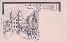 Les Geneveys Sur Coffrane NE Et Armoirie, Litho O. Huguenin (2140) - Coffrane