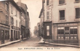 Amplepuis         69     Rue De Tarare  Café Du Marché     (voir Scan) - Amplepuis