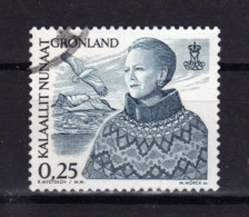 GROENLAND Greenland 2001 Reine Queen  Yv 348 OBL - Oblitérés