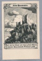 DE.- RUINE DRACHENFELS. Deutsche Burgen. Nr. 183: Die Ruine Drachebfels. W. LENZ. - Winterberg