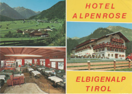 AK Elbigenalp Hotel Alpenrose Lechtal A Grießau Untergiblen Obergiblen Häselgehr Elmen Stockach Holzgau Steeg Tirol - Lechtal