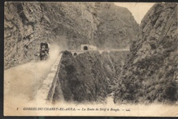 Gorges Du Chabet El Akra La Route De Sétif à Bougie  Avec Caleche Tamponné Grand Hotel De France Sétif - Sétif