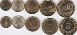 Paraguay - Set 5 Coins 1 5 10 50 100 Guaranies 1992 - 1996 XF+ Lemberg-Zp - Paraguay
