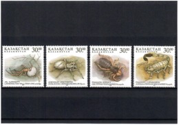 Kazakhstan 1997 .  Desert Insects. 4v X 30.oo.    Michel # 192-95 - Kazakhstan