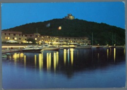 Delcampe - °°° Cartolina N. 1318 - Punta Ala Porto Notturno Viaggiata °°° - Grosseto