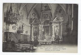 CPA - 15 - Carlat - Intérieur De L'Église - Rétable Du XVIe Siècle - Le Cantal Pittoresque - Carlat